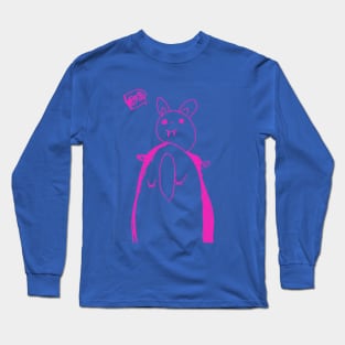 Izzo SusBunny Pink Long Sleeve T-Shirt